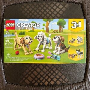 Lego Creator 3in1 Adorable Dogs Building Set 475 pcs Ages 7+ #31137